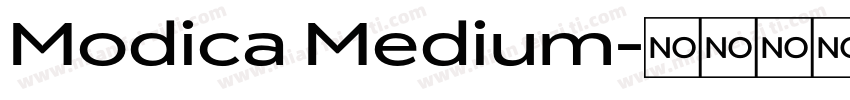 Modica Medium字体转换